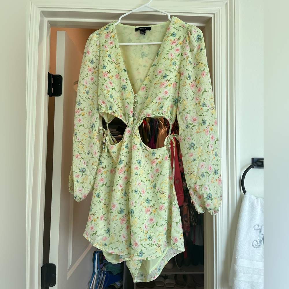Romper with cut out